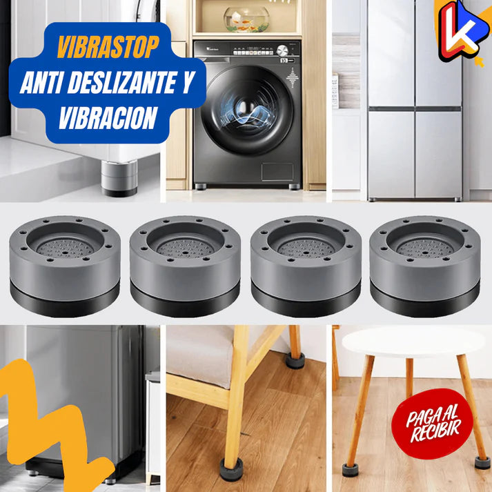 Soportes Antivibración Para Muebles Y Lavarropas
