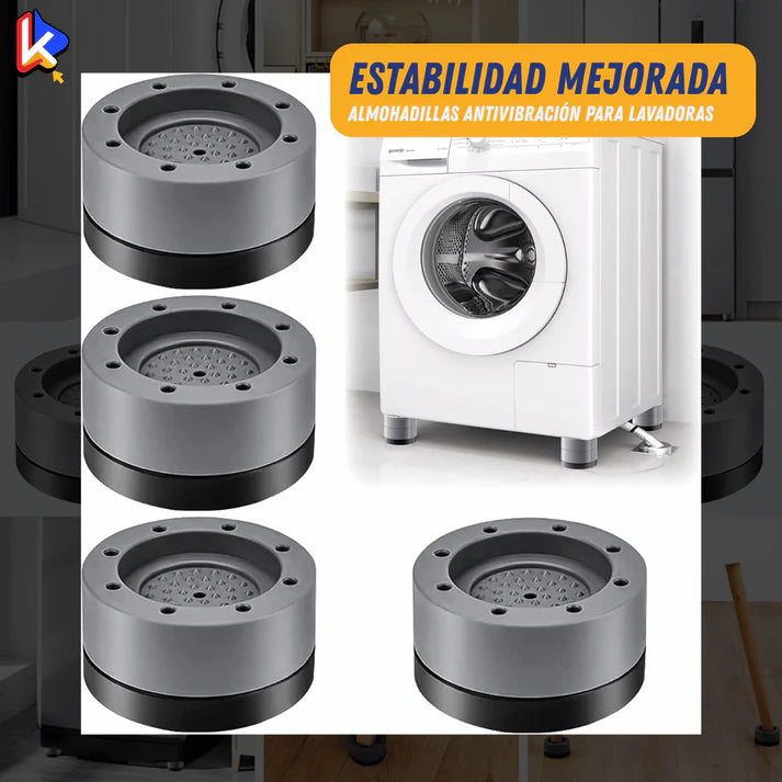 Soportes Antivibración Para Muebles Y Lavarropas