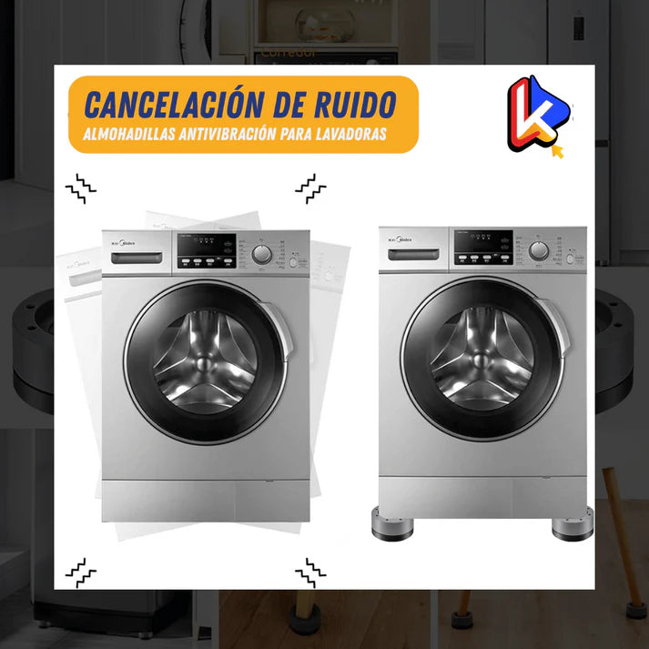 Soportes Antivibración Para Muebles Y Lavarropas